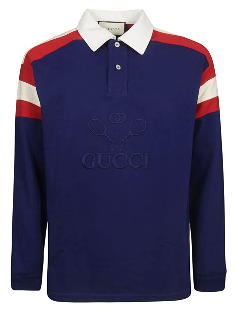 cheap gucci polo uk|Gucci long sleeve polo shirts.